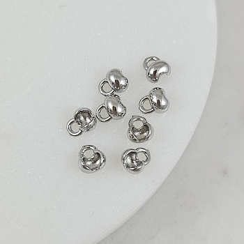 1 шт. Концевик зажимной 5.7х3.3 мм, для шарика до 1.5 мм, родиевое покрытие (7449-Р/1.5) купить с доставкой по России | Заказать в интернет-магазине Viva Beads
