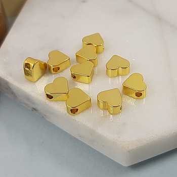 1 шт. Бусина/ разделитель/  Сердце 7x6x3 мм позолота (5339-З/1) купить в Воронеже | Заказать в интернет-магазине Viva Beads
