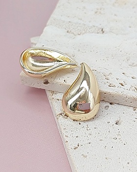 Подвеска Капля 25х15.6 мм позолота (8038-З) купить с доставкой по России | Интернет-магазин Viva Beads