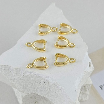 Бейл зажимной 10x6.5x2.7 мм позолота 14К (4044-З) купить в Воронеже | Заказать в интернет-магазине Viva Beads
 Бейл зажимной 10x6.5x2.7 мм позолота 14К (4044-З) купить в Воронеже | Заказать в интернет-магазине Viva Beads