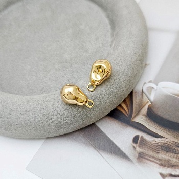 Подвеска Капля 16х10 мм форма барочной жемчужины, позолота 14К (9164-З) купить с доставкой по России | Интернет-магазин Viva Beads