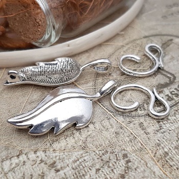 Замок тоггл лист античное серебро (3039) купить в Воронеже | Заказать в интернет-магазине Viva Beads
 Замок тоггл лист античное серебро (3039) купить в Воронеже | Заказать в интернет-магазине Viva Beads