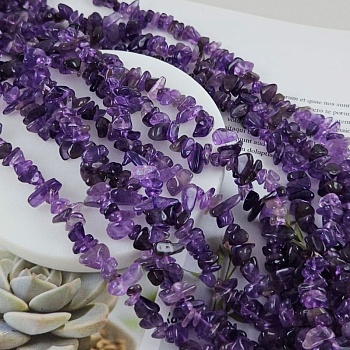 Нить 40 см Аметист натуральный форма крошка 5-8 мм (3267) купить в Воронеже | Заказать в интернет-магазине Viva Beads
