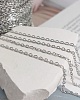 1 м Цепочка стальная 2.5x2x0.5 мм (4525) купить в Воронеже | Заказать в интернет-магазине Viva Beads
