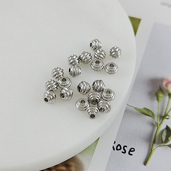 1 шт. Бусина разделитель 4х4.9 мм бочонок, родиевое покрытие (9889-Р) купить в Воронеже | Заказать в интернет-магазине Viva Beads
