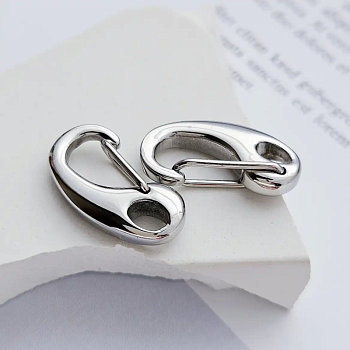 Замок карабин 21x11x4.5 мм нержавеющая сталь (8645-20) купить в Воронеже | Заказать в интернет-магазине Viva Beads
 Замок карабин 21x11x4.5 мм нержавеющая сталь (8645-20) купить в Воронеже | Заказать в интернет-магазине Viva Beads