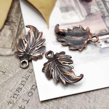 Коннектор ЛИСТ для бижутерии 19 х 12 мм цвет медь (арт. 1996) купить с доставкой по России | Интернет-магазин Viva Beads