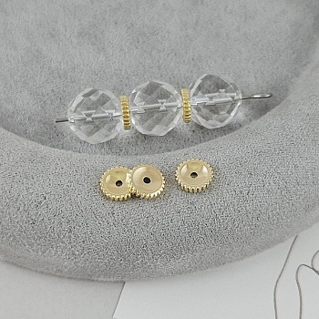 1 шт. Бусина разделитель 6.2х1.3 мм с текстурой, позолота 14К (9436-З) купить в Воронеже | Заказать в интернет-магазине Viva Beads
 1 шт. Бусина разделитель 6.2х1.3 мм с текстурой, позолота 14К (9436-З) купить в Воронеже | Заказать в интернет-магазине Viva Beads