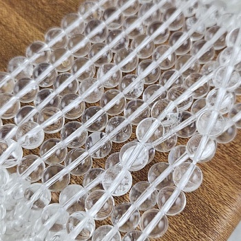 Нить 18 см Горный хрусталь натуральный ок. 8.5 мм, бусины гладкий шар, 5А (7602-8) для бижутерии купить с доставкой по России | Интернет‑магазин Viva Beads