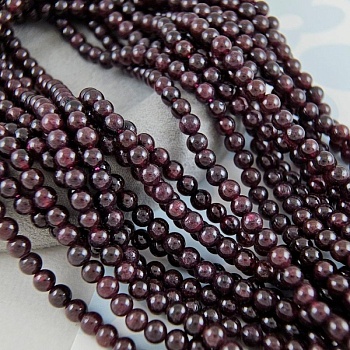 Нить 19 см Гранат натуральный ок. 4.3 мм бусина гладкий шар (457-4) купить в Воронеже | Заказать в интернет-магазине Viva Beads
