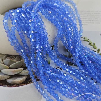 Нить 30 см Хрустальные бусины биконус 3.8х4.4 мм светло-голубой АВ (8462-4-СВГОЛ) купить в Воронеже | Заказать в интернет-магазине Viva Beads
 Нить 30 см Хрустальные бусины биконус 3.8х4.4 мм светло-голубой АВ (8462-4-СВГОЛ) купить в Воронеже | Заказать в интернет-магазине Viva Beads