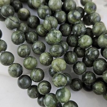 Нить 18 см Нефрит тайванский 10.4-10.6 мм бусины гладкий шар (9784-10) для бижутерии купить с доставкой по России | Интернет‑магазин Viva Beads