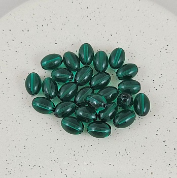 10 шт. Бусина овальная ок. 8х11 мм зеленый, хрустальное стекло (9466-ЗЕЛ) купить в Воронеже | Заказать в интернет-магазине Viva Beads
