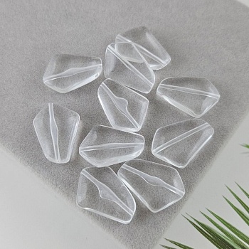 1 шт. Бусина фри форм 25x18х7.3 мм прозрачная, акрил (10006) купить с доставкой по России | Интернет-магазин Viva Beads
