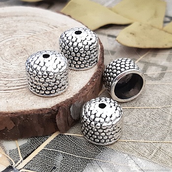 Концевик 10x9 мм античное серебро (арт. 2993) купить в #REGION_P# | Заказать в интернет-магазине Viva Beads
