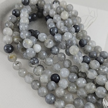 Нить 18 см Кварц дымчатый 10-10.5 мм граненые круглые бусины (9202-10) купить в Воронеже | Заказать в интернет-магазине Viva Beads
