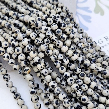 Нить 38 см Яшма далматиновая / порфирит / 4 мм граненые бусины (6225) купить в Воронеже | Заказать в интернет-магазине Viva Beads
