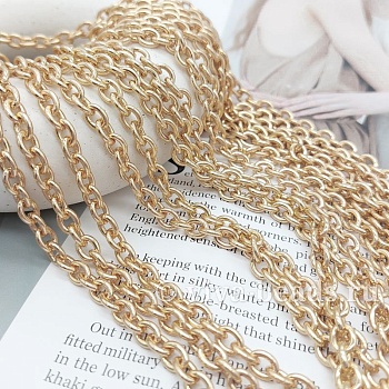 10 см Цепь 6.3 мм (толщина) позолота (7108-З) купить в Воронеже | Заказать в интернет-магазине Viva Beads
