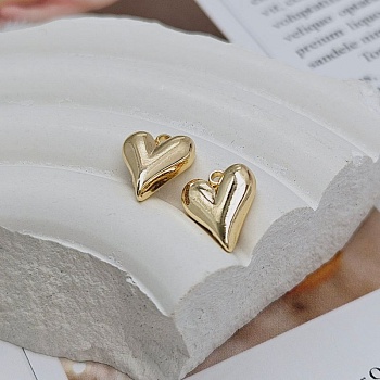 Подвеска Сердце 12,1x9,5x3,7 мм позолота (8434-10-З) купить с доставкой по России | Интернет-магазин Viva Beads