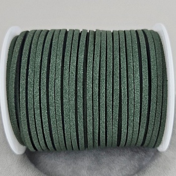 1 м Шнур замшевый иск. 2.4-2.5 мм темно-зеленый (8092-ТЗ) купить в #REGION_P# | Заказать в интернет-магазине Viva Beads
 1 м Шнур замшевый иск. 2.4-2.5 мм темно-зеленый (8092-ТЗ) купить в #REGION_P# | Заказать в интернет-магазине Viva Beads