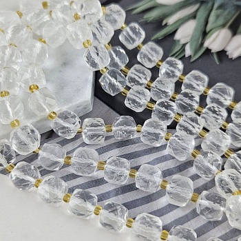 1 шт. Горный хрусталь ок. 8-9 мм граненый куб (7635) купить в Воронеже | Заказать в интернет-магазине Viva Beads
