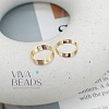 Рамка для бусин 13x2 мм цвет золото (7567-З) купить в Воронеже | Заказать в интернет-магазине Viva Beads
