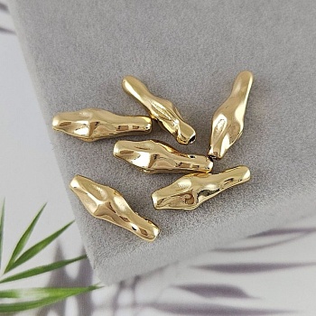 УЦЕНКА 1 шт. Бусина разделитель 18x6х4.6 мм, позолота 14К, классический оттенок (6870-18-З/класс.-УЦ) купить с доставкой по России | Интернет-магазин Viva Beads