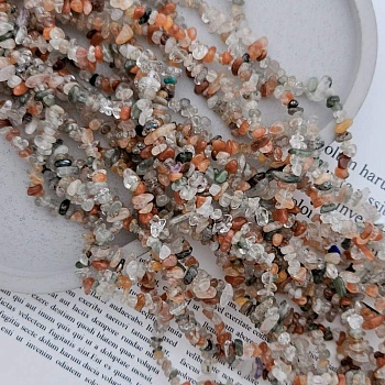 Нить 38 см Кварц рутиловый натуральный 4-9 мм крошка (8917) купить в Воронеже | Заказать в интернет-магазине Viva Beads
