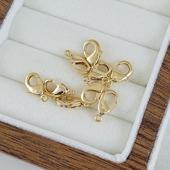 Замок лобстер 12 мм позолота 14К (2472-12-З) замок для украшений купить с доставкой по России | Интернет-магазин Viva Beads