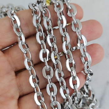 50 см Цепь якорная толщиной ок. 7 мм, цвет платины (10255-П) купить с доставкой по России | Интернет-магазин Viva Beads