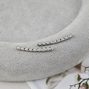 1 шт. Бусина разделитель трубочка с текстурой 19.7х1.9 мм нержавеющая сталь (8938) купить в Воронеже | Заказать в интернет-магазине Viva Beads
