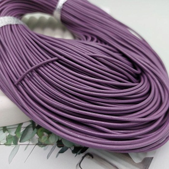1 метр Шнур кожаный 1,7 мм фиолетовый(746-ФИОЛ) купить | Заказать в интернет-магазине Viva Beads
