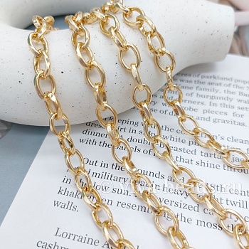 50 см Цепь толщиной 7.6 мм цвет золото (7167-З) купить в Воронеже | Заказать в интернет-магазине Viva Beads
