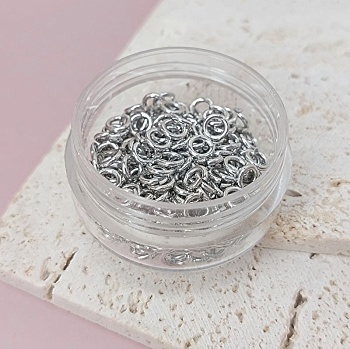 10 шт. Колечки соединительные 5х1 мм родиевое покр. (7884-Р) соединительные колечки и кольца-коннекторы купить с доставкой по России | Интернет-магазин Viva Beads