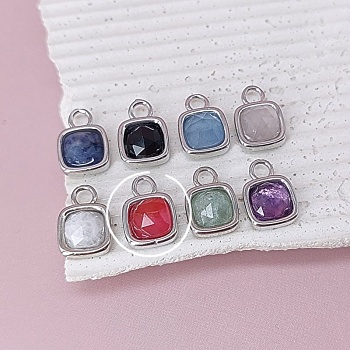 Подвеска с кварцем 13х9.3 мм родиевое покр. (7803-КВ) купить в Воронеже | Заказать в интернет-магазине Viva Beads
