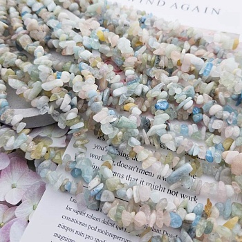 Нить 39 см Берилл / морганит / крошка 5-8 мм (7618) купить в Воронеже | Заказать в интернет-магазине Viva Beads
