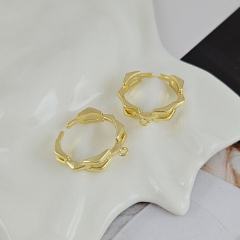 Основа для кольца с петелькой, свободный размер позолота 14К (9910-З) купить в Воронеже| Заказать в интернет-магазине Viva Beads
