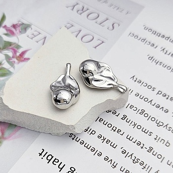 Подвеска Барочная жемчужина 22.8х12.5х7.4 мм родиевое покрытие (8684-Р) купить с доставкой по России | Интернет-магазин Viva Beads