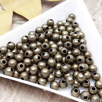 20 шт. Бусина (разделитель) 4 мм под бронзу (2709-Б) купить в Воронеже | Заказать в интернет-магазине Viva Beads
