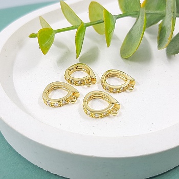 УЦЕНКА Бейл разъемный 13х2,8х10 мм с фианитами позолота 14к (5512-З-УЦ) купить в Воронеже | Заказать в интернет-магазине Viva Beads
