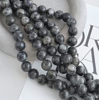 Нить 19 см Лаврикит, черный лабрадорит ок. 10-10.5 мм бусины гладкий шар (9363-10) для бижутерии купить с доставкой по России | Интернет‑магазин Viva Beads