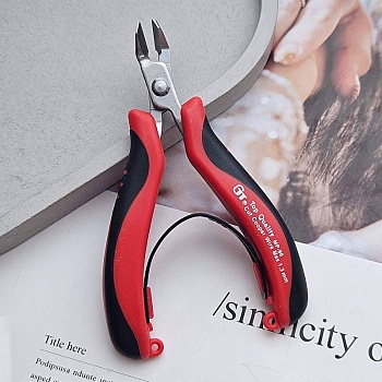Инструмент для бижутерии - кусачки сталь, красный (6472-КУС-КРАС) купить в Воронеже | Заказать в интернет-магазине Viva Beads
