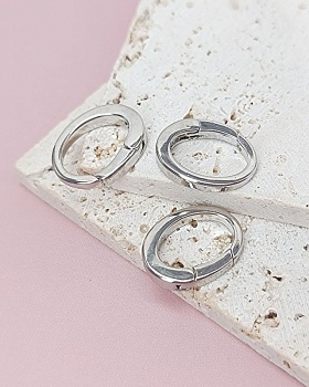 УЦЕНКА Замок карабин овальный 18x13,5 мм родиевое покр. (4868-УЦ) купить в Воронеже | Заказать в интернет-магазине Viva Beads
 УЦЕНКА Замок карабин овальный 18x13,5 мм родиевое покр. (4868-УЦ) купить в Воронеже | Заказать в интернет-магазине Viva Beads