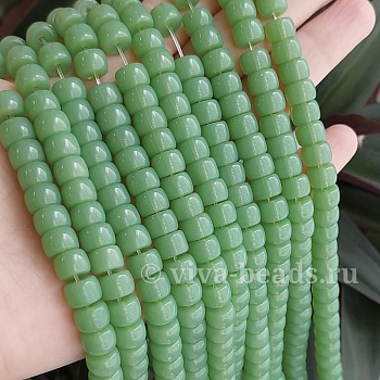 10 шт. Рондель 8х6 мм зеленый стекло (6491-ЗЕЛ1) купить в Воронеже | Заказать в интернет-магазине Viva Beads
 10 шт. Рондель 8х6 мм зеленый стекло (6491-ЗЕЛ1) купить в Воронеже | Заказать в интернет-магазине Viva Beads