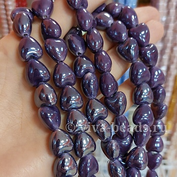 Бусина сердце 12 мм фиолетовый, керамика (6436-Ф) купить в Воронеже | Заказать в интернет-магазине Viva Beads
 Бусина сердце 12 мм фиолетовый, керамика (6436-Ф) купить в Воронеже | Заказать в интернет-магазине Viva Beads