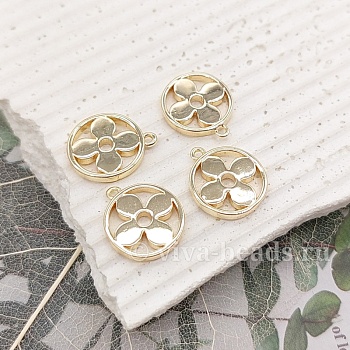 УЦЕНКА Подвеска цветок 14х12 мм позолота (6887-З-УЦ)