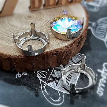 Цапы для страз - риволи 12 мм цвет платина (4137) купить в #REGION_P# | Заказать в интернет-магазине Viva Beads
 Цапы для страз - риволи 12 мм цвет платина (4137) купить в #REGION_P# | Заказать в интернет-магазине Viva Beads