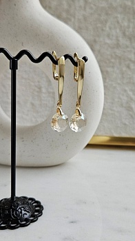 Crystal Drop — набор материалов для создания серёжек с хрустальными подвесками (НАБОР-66) купить с доставкой по России | Интернет-магазин Viva Beads