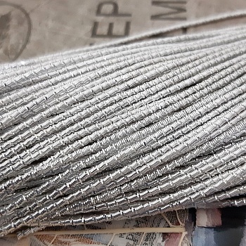 5 гр. Канитель бамбук 1,5 мм серебро (3459) купить в #REGION_P# | Заказать в интернет-магазине Viva Beads
 5 гр. Канитель бамбук 1,5 мм серебро (3459) купить в #REGION_P# | Заказать в интернет-магазине Viva Beads