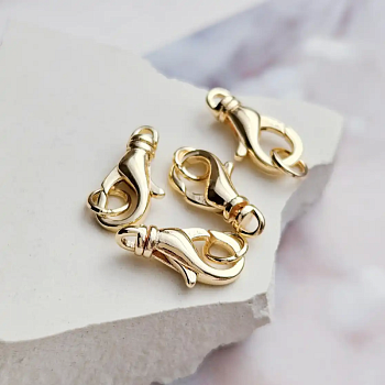 Замок лобстер 14 мм с позолотой (8612-14-З) купить в Воронеже | Заказать в интернет-магазине Viva Beads
 Замок лобстер 14 мм с позолотой (8612-14-З) купить в Воронеже | Заказать в интернет-магазине Viva Beads